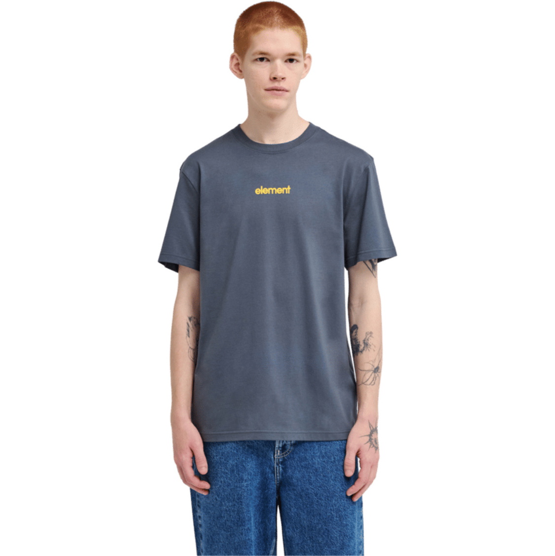 2026 Element Mens Lowcase BP T-Shirt ELYZT00594 - Dark Slate